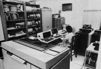 The Observatory's computer system in the 1970s