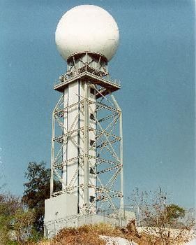The Observatory's Terminal Doppler Weather Radar at Tai Lam Chung