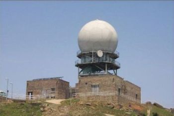 Observatory's weather radar at Tai Mo Shan
