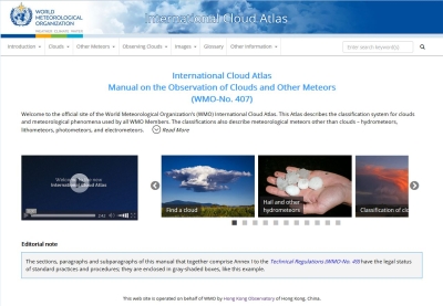 Online version of the International Cloud Atlas.