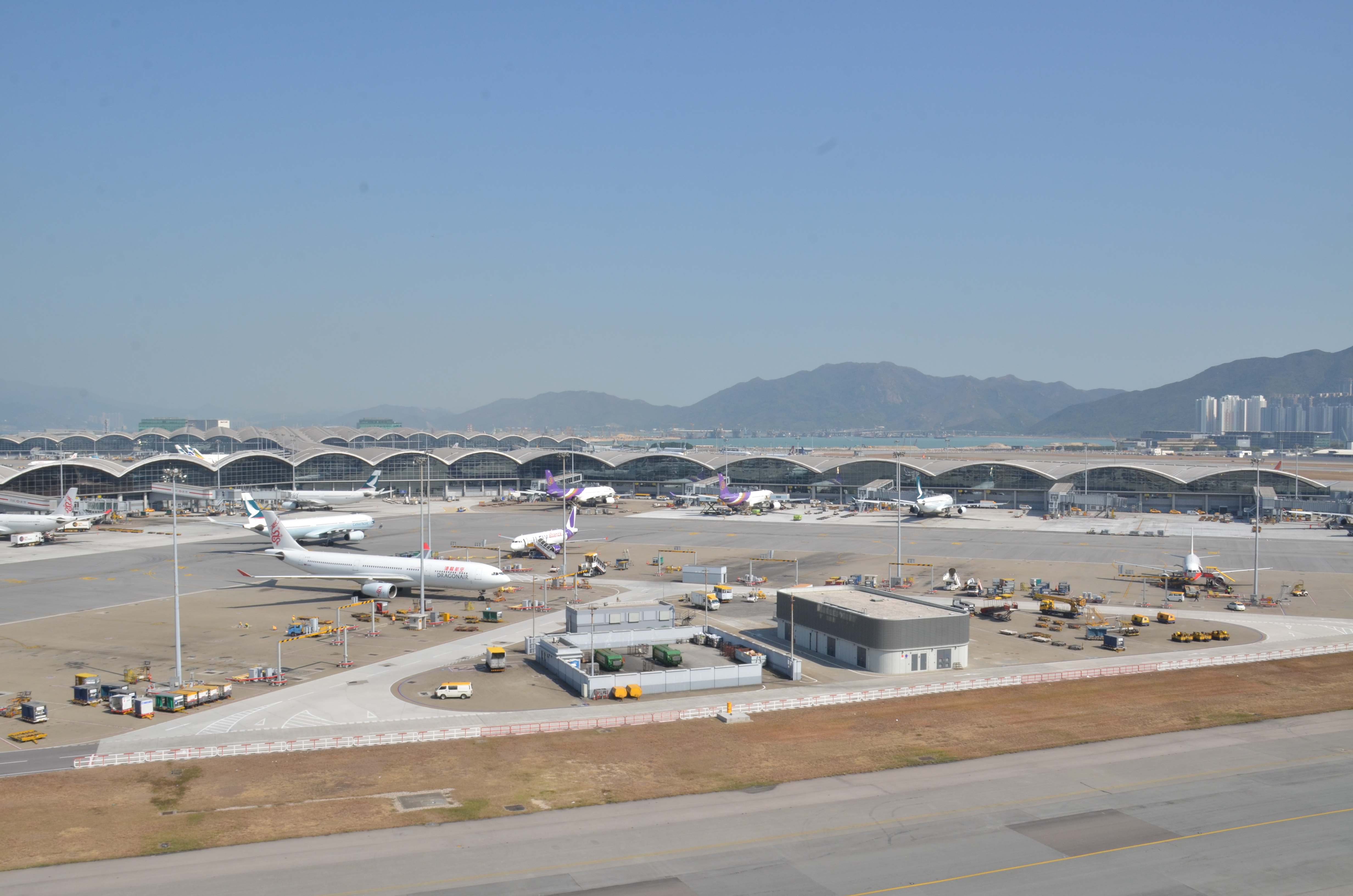 The passenger terminal building