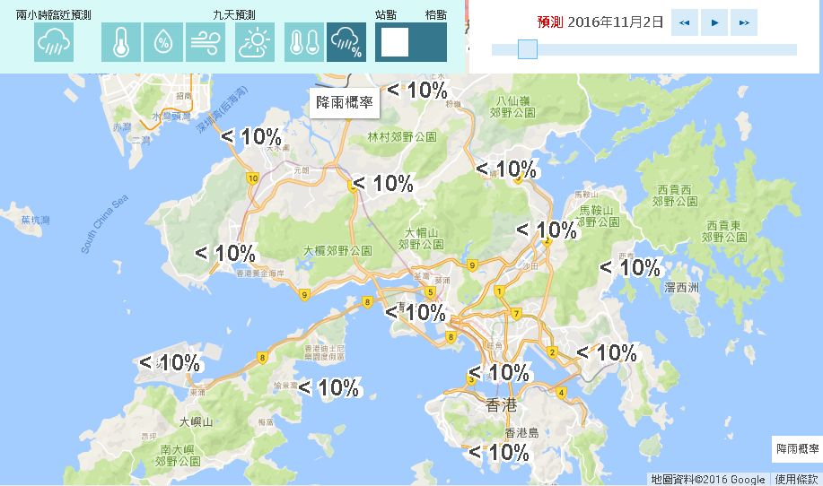 降雨概率預報