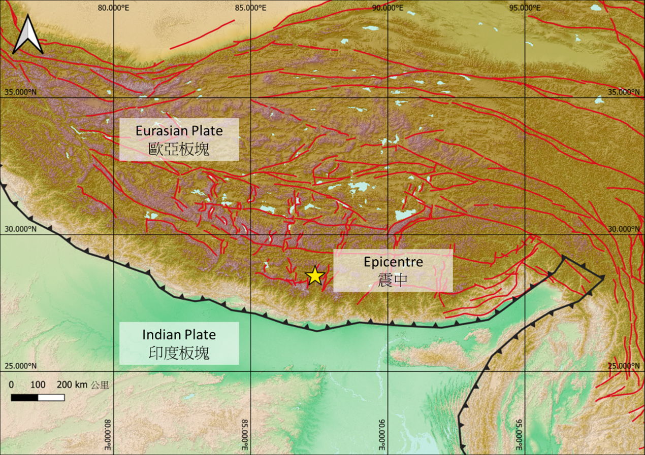 tectonic setting of Tibetan Plateau