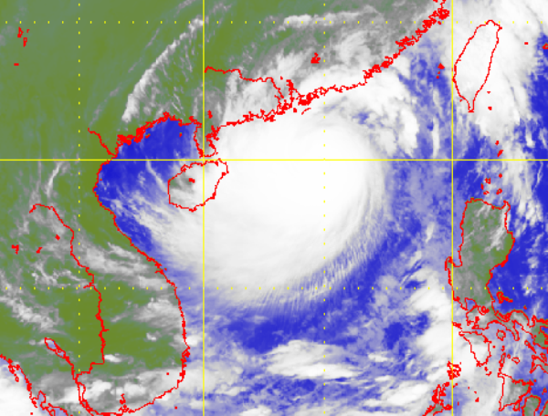 二零一七热带气旋 > 强台风卡努的路径图及卫星云图 ｜香港天文台(HKO)｜热带气旋报告及刊物