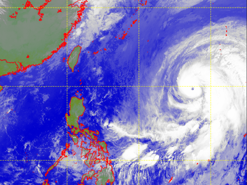 Satellite picture of Super Typhoon Malakas (2201)