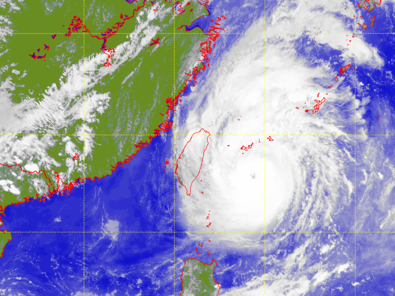 Satellite picture of Severe Typhoon Muifa (2212)