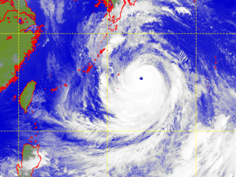 Satellite picture of Super Typhoon Nanmadol (2214)