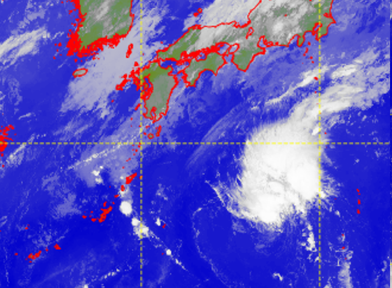 Satellite picture of Tropical Storm Talas (2215)