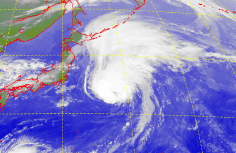 Satellite picture of Severe Tropical Storm Kulap (2217)