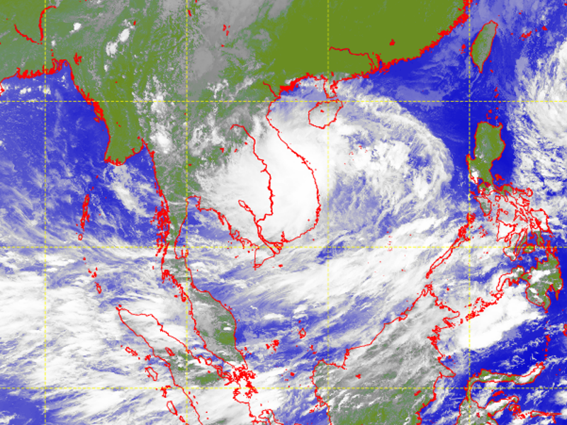 Satellite picture of Tropical Storm Sonca (2219)