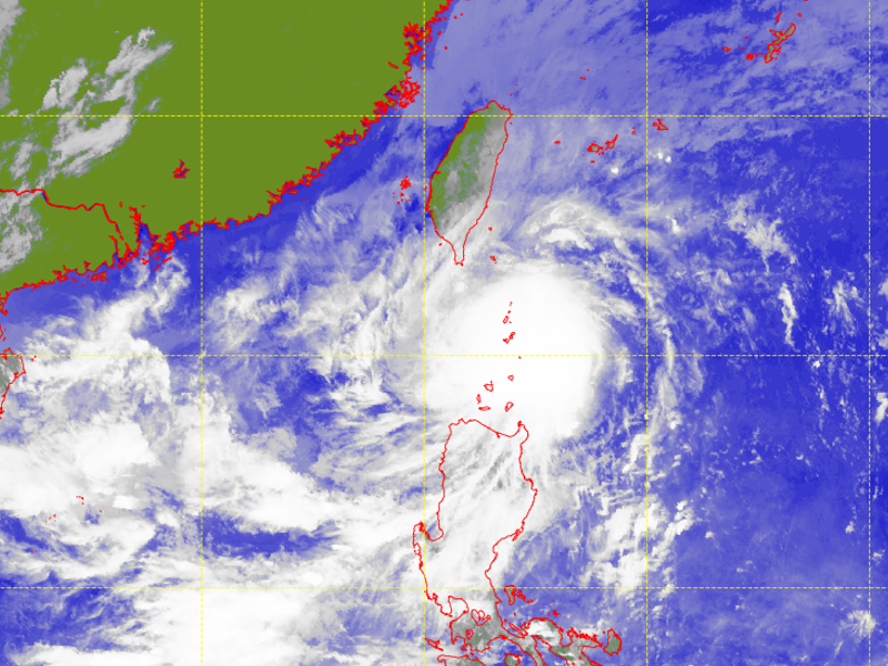 Satellite picture of Tropical Depression (20 - 23 October)