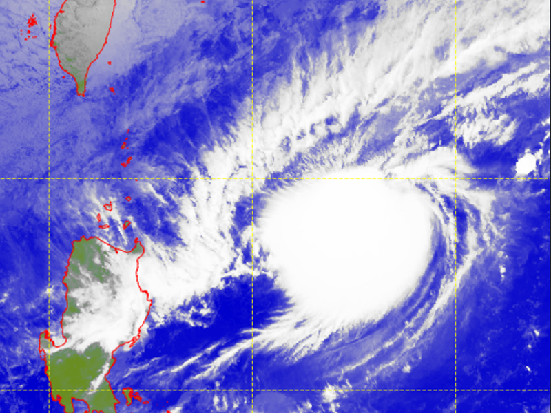 Satellite picture of Tropical Storm Pakhar (2225)