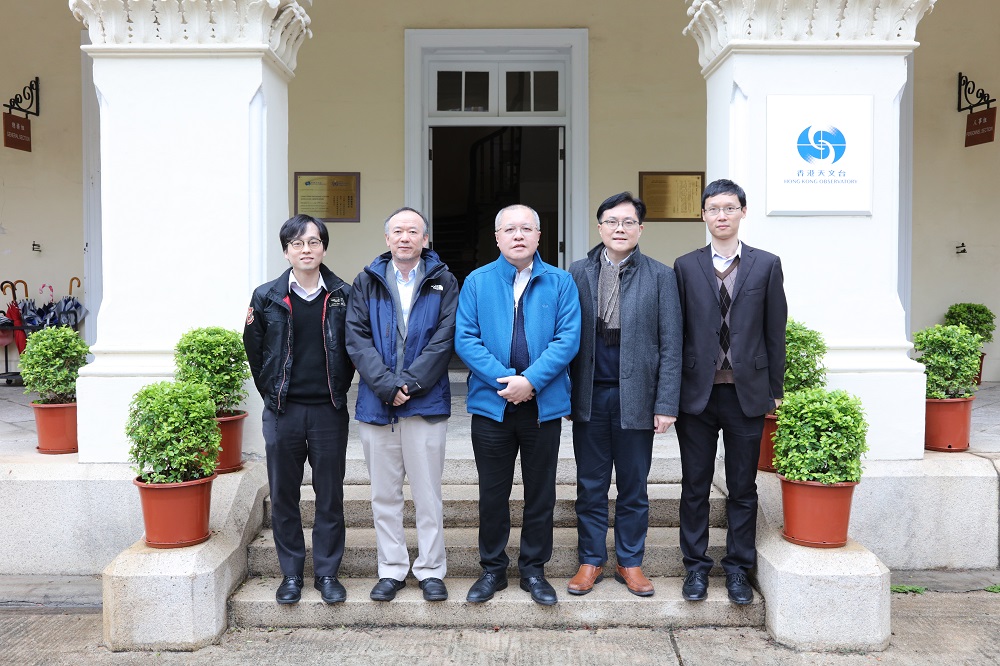 南安普敦大學Zheng Tong Xie教授到訪香港天文台 (2025 年 3 月 7日)