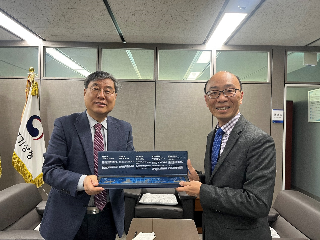 香港天文台航空氣象顧問到訪韓國氣象及航空部門