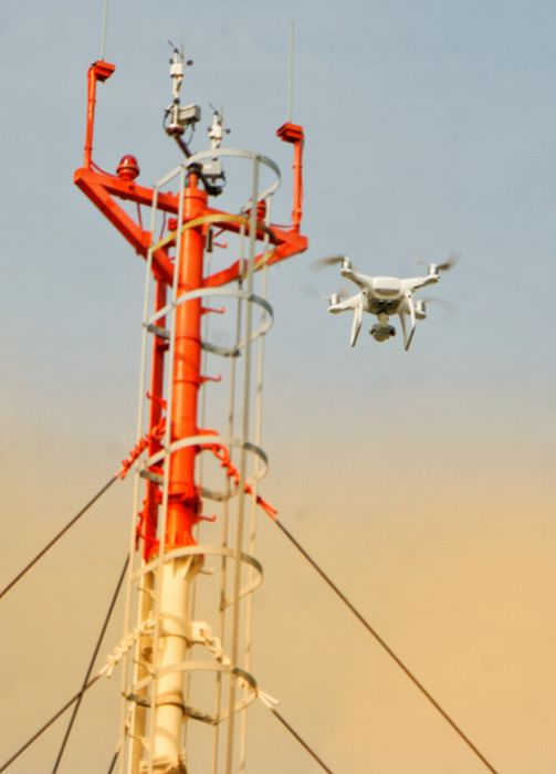 Figure 1: Wind shear, the sudden change in wind speed and direction over a very short distance, negatively impacts drone stability.